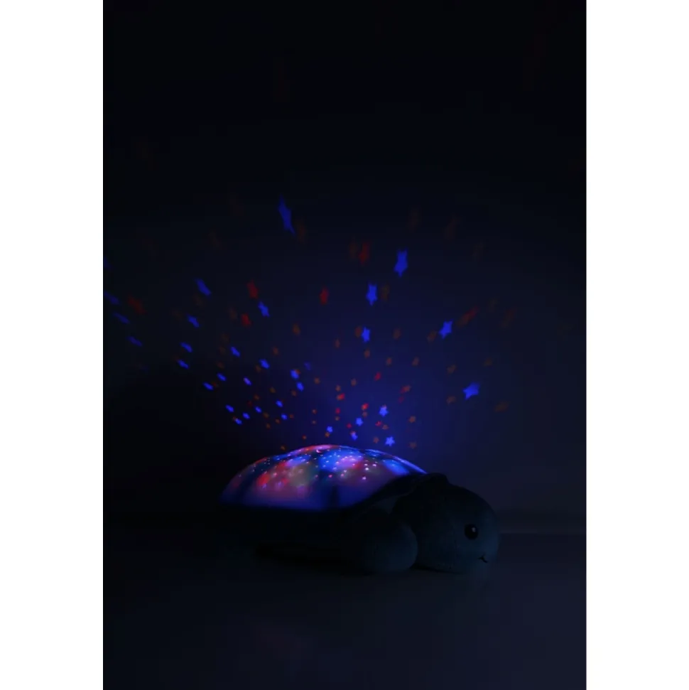 Veilleuse bébé projection plafond musicale tortue twinkling twilight rose