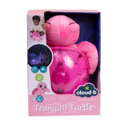 Veilleuse bébé projection plafond musicale tortue tranquille pink