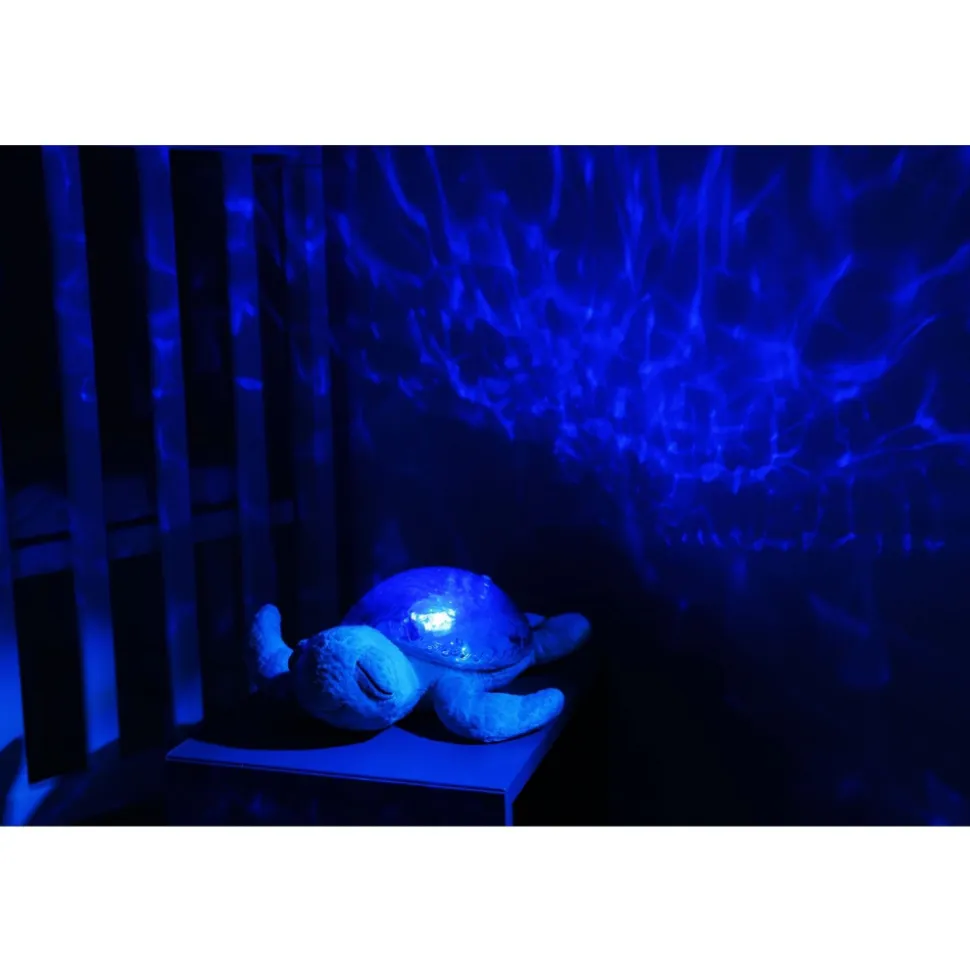 Veilleuse bébé projection plafond musicale tortue tranquille pink - rechargeable