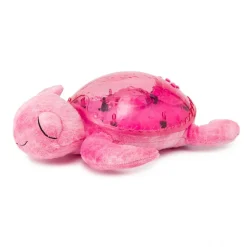 Veilleuse bébé projection plafond musicale tortue tranquille pink - rechargeable