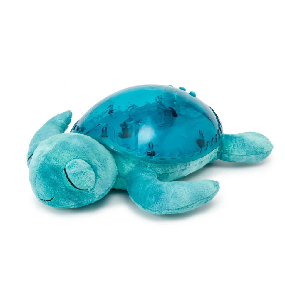 Veilleuse bébé projection plafond musicale tortue tranquille aqua - rechargeable