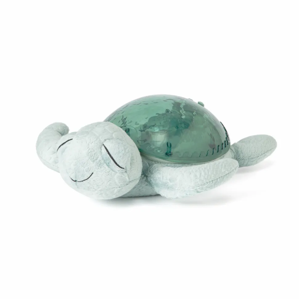 Veilleuse bébé projection plafond musicale tortue tranquille verte - rechargeable
