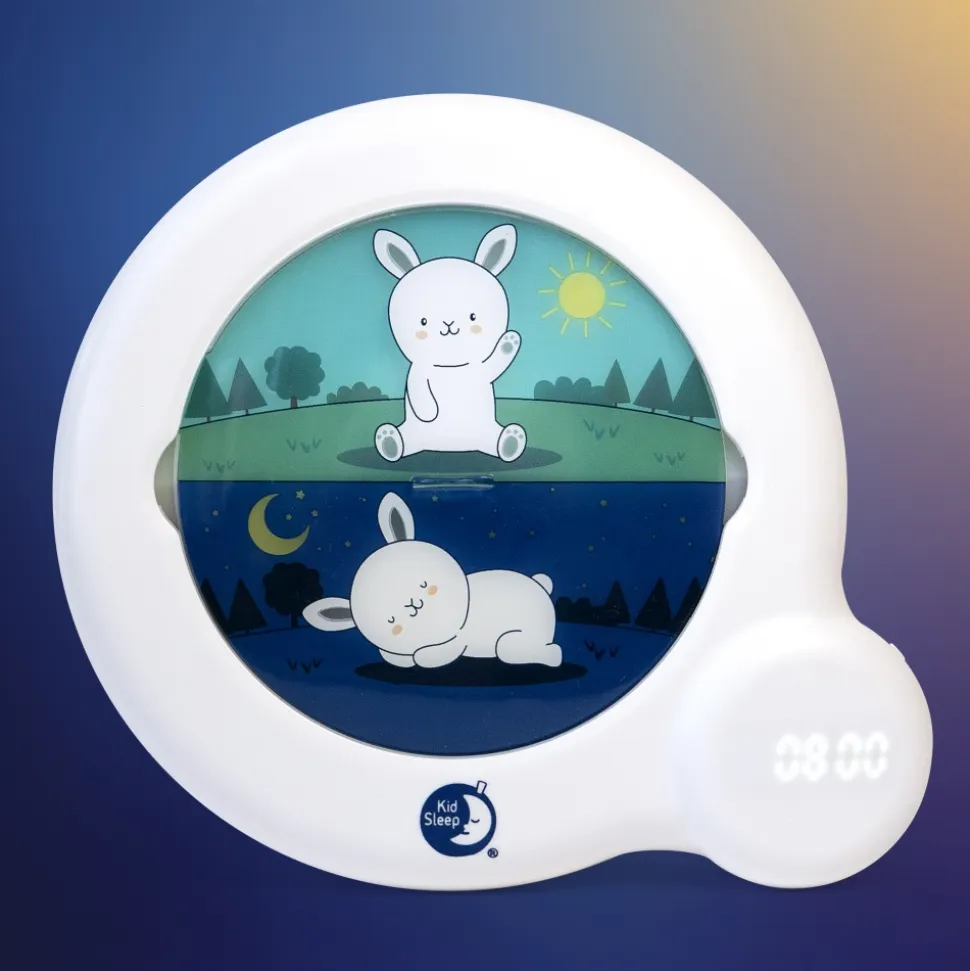 Veilleuse bébé réveil kid sleep essential blanc