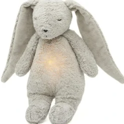 Veilleuse lapin nature bio avec sons & lumières gris