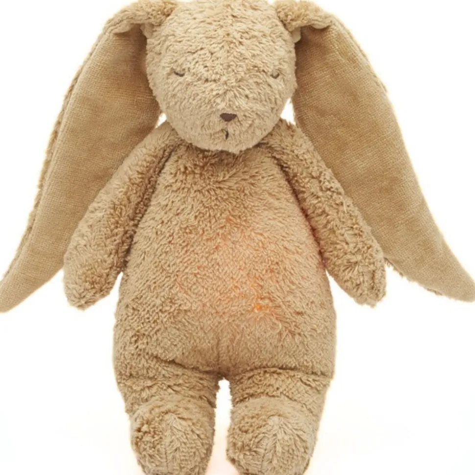 Veilleuse lapin nature bio avec sons & lumières cappuccino