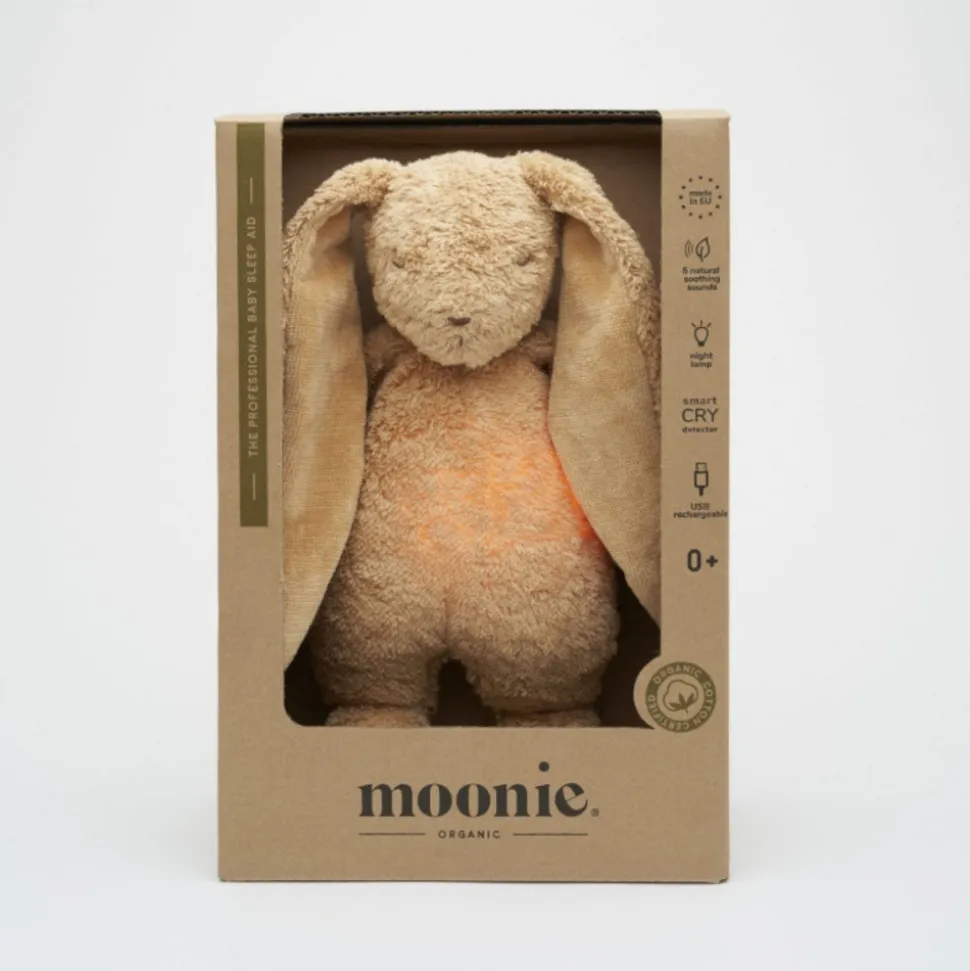 Veilleuse lapin nature bio avec sons & lumières cappuccino