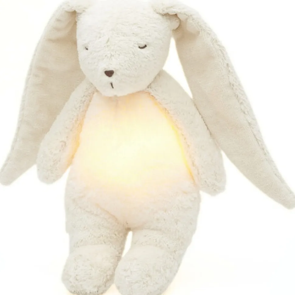 Veilleuse lapin nature bio avec sons & lumières blanc polaire