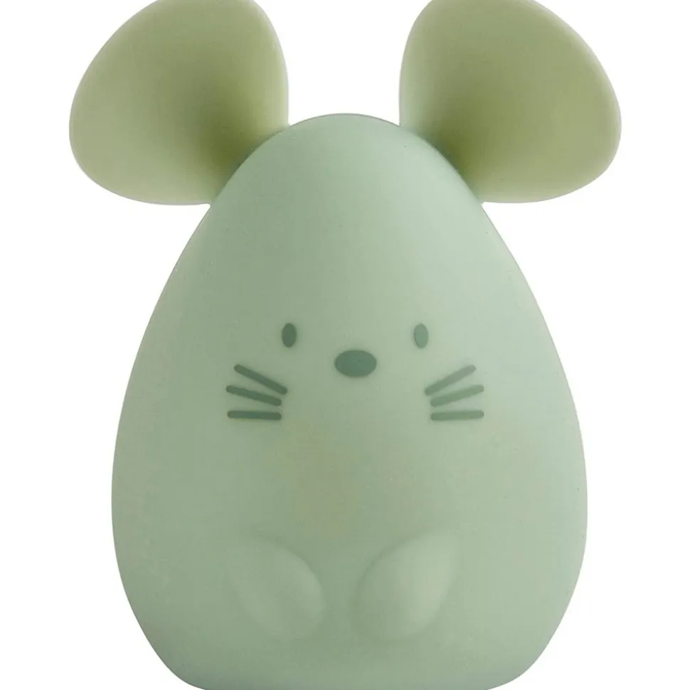 Veilleuse médium souris verte 12cm silicone