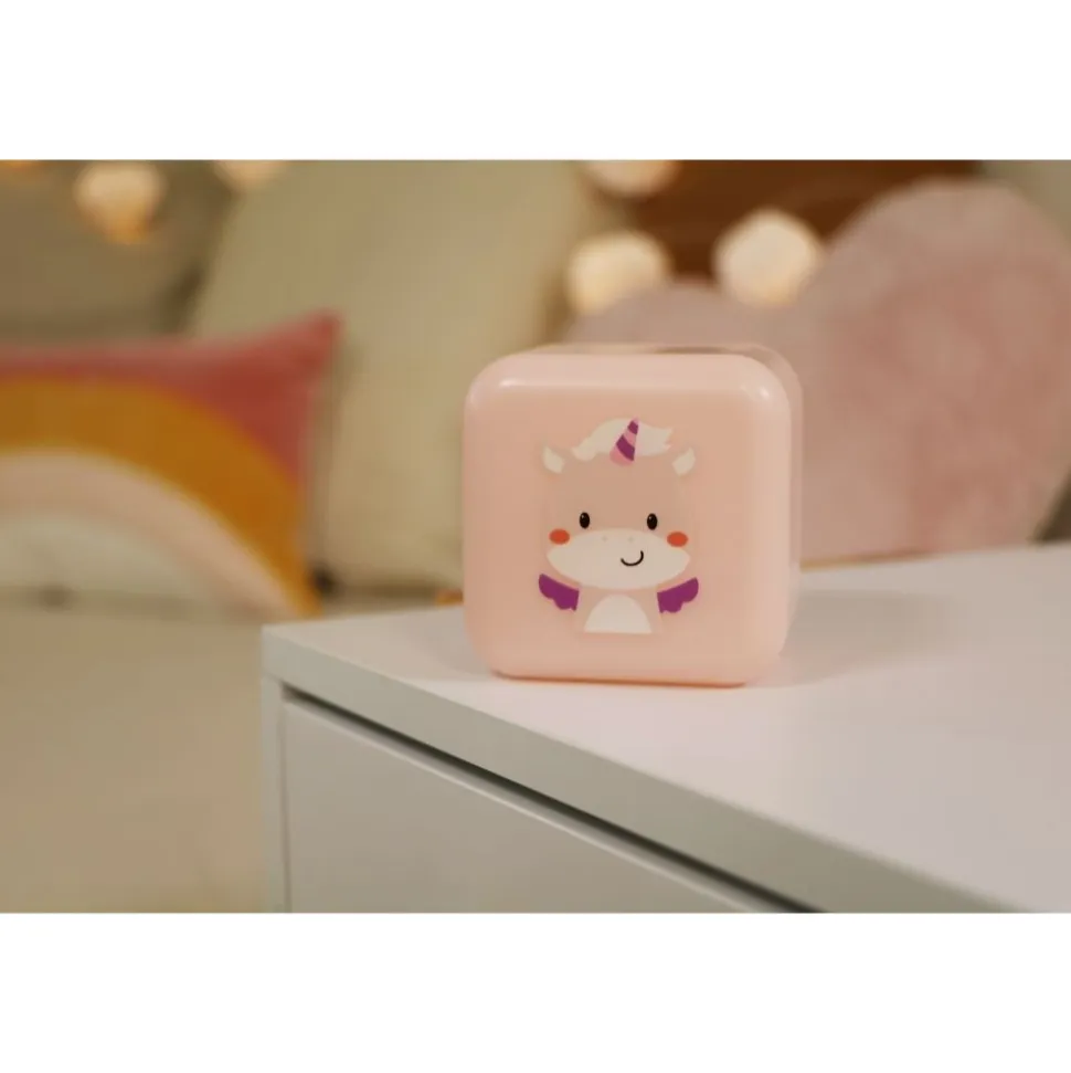Veilleuse nomade bébé cube b lily la licorne