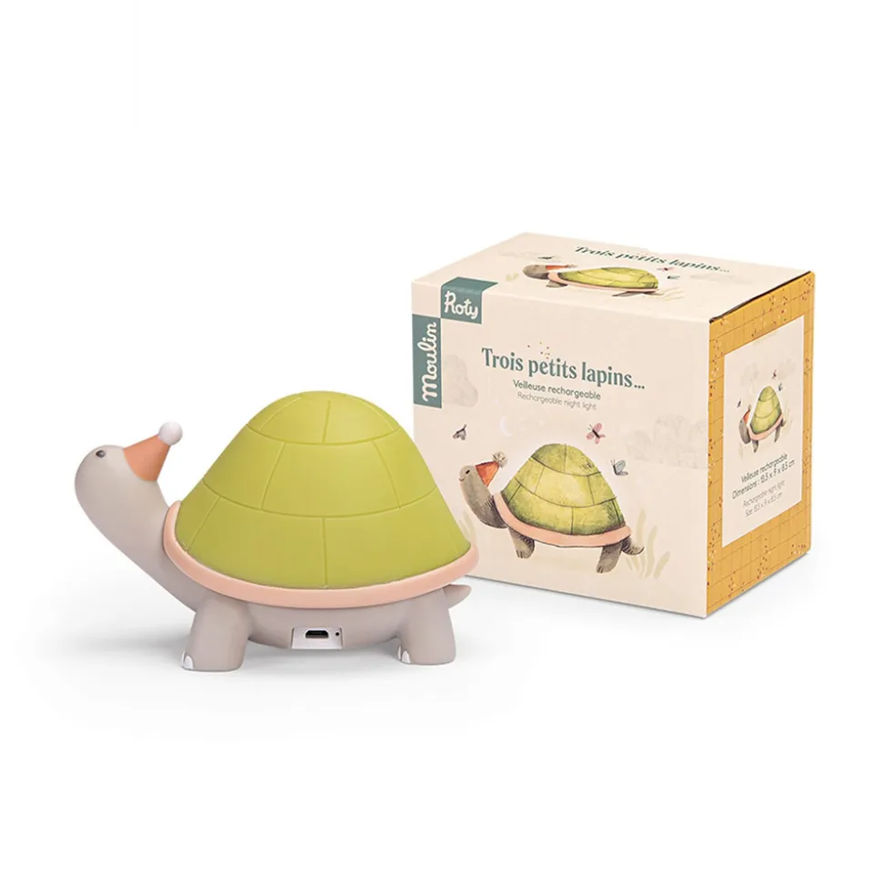 Veilleuse nomade trois petits lapins - tortue