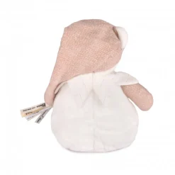 Veilleuse peluche musicale à projection d'étoiles ours rose