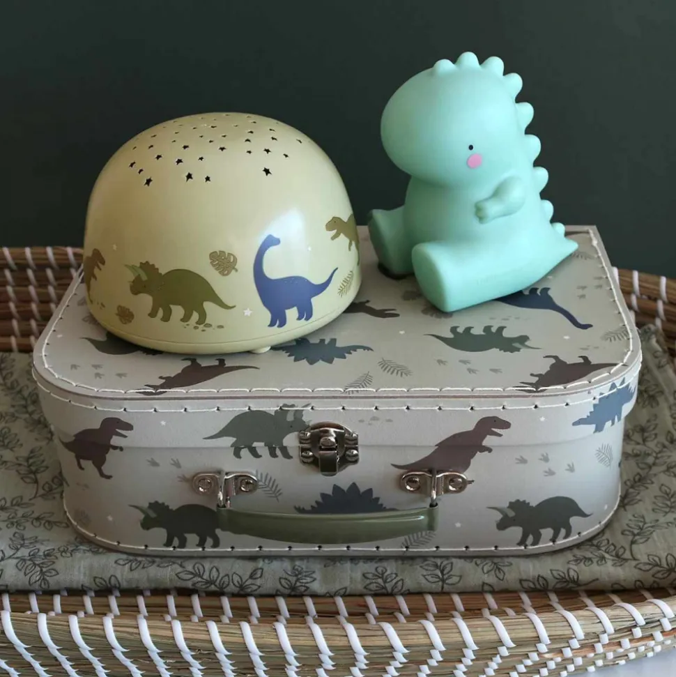 Veilleuse projecteur d’étoiles enfant dinosaures