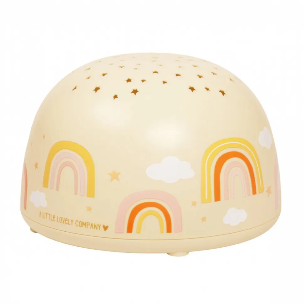 Veilleuse projecteur d’étoiles enfant arc en ciel