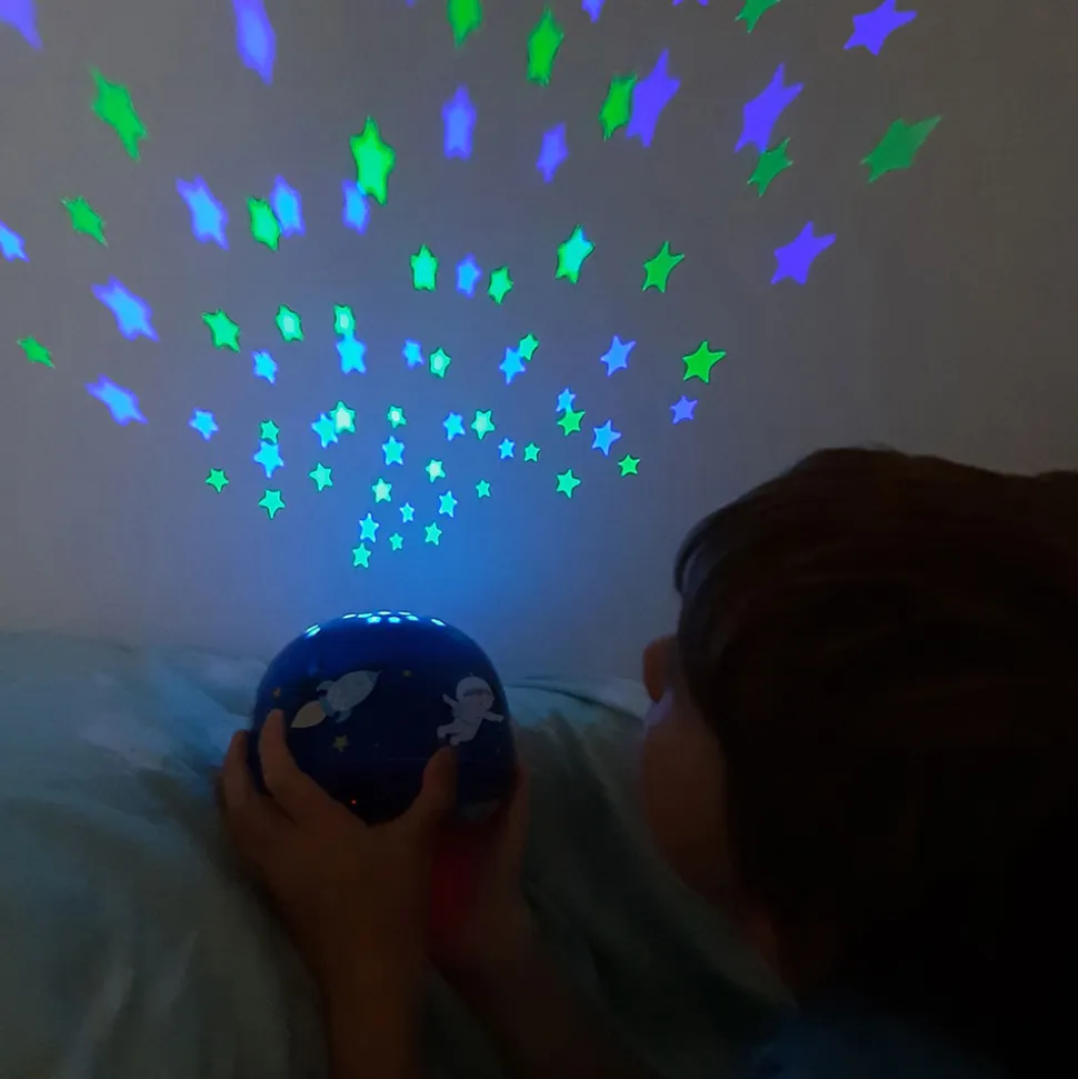 Veilleuse projecteur d’étoiles enfant espace