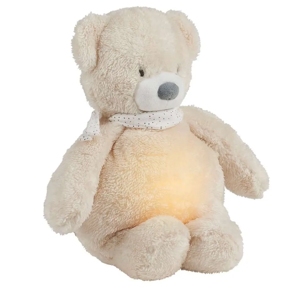 Veilleuse sleepy peluche ours beige