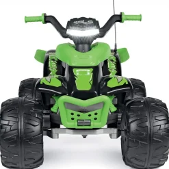 Voiture quad électrique t-rex 330 w 12v vert