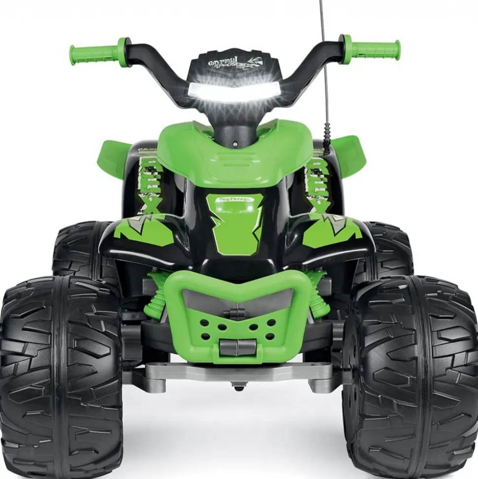 Voiture quad électrique t-rex 330 w 12v vert