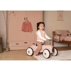 Voiture retro roller - rose