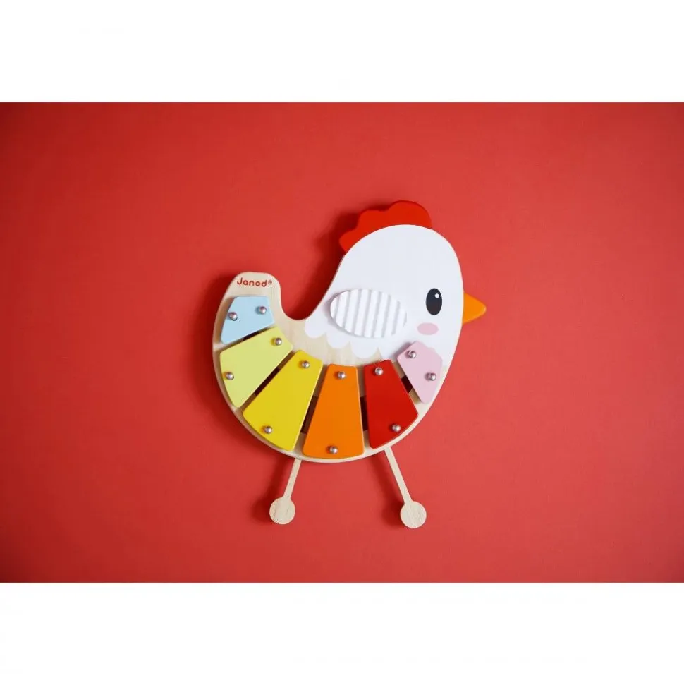 Xylophone pour enfant poulette